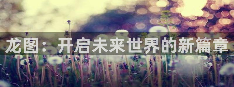亿万28官网注册登录：龙图：开启未来世界的新篇章